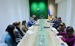 Aram Meymaryan, Deputy Minister of Environment of the RA, Received the Representatives of the UN Food and Agriculture Organization (FAO)