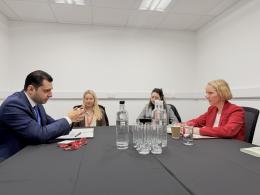 Minister Hambardzum Matevosyan Met with Emma Reynolds, UK Secretary of State for Environment, Food and Rural Affairs