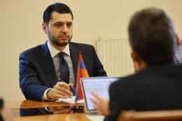 Minister Hambardzum Matevosyan Received the Delegation Led by Raimund Jehle, FAO Representative in Armenia