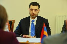 Minister Hambardzum Matevosyan Received the Delegation Led by Natia Natsvlishvili, UNDP Resident Representative in Armenia