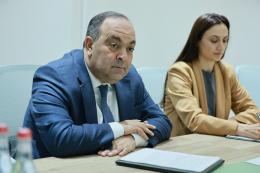 Заместитель министра окружающей среды Ваге Давтян встретился с координатором Регионального бюро Всемирной метеорологической организации ООН (ВМО) Сарри Лаппи