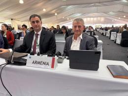 Շրջակա միջավայրի նախարարի տեղակալ Արամ Մեյմարյանը հանդիպել է Ռամսարի կոնվենցիայի գլխավոր քարտուղար Մուսոնդա Մումբայի հետ