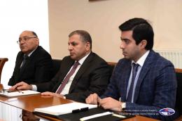 Today Minister of Nature Protection Aramayis Grigoryan received the delegation of Armenia Tree Project /ATP/ program 