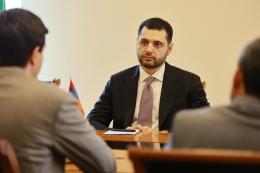 Министр окружающей среды Амбарцум Матевосян принял представителей Армянского общества Красного Креста