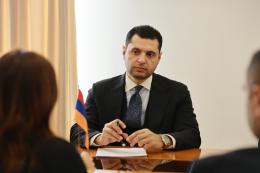 Министр Амбарцум Матевосян встретился с членами Американской торговой палаты в Армении