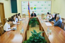 Նախարարի տեղակալ Արամ Մեյմարյանը հանդիպել է Հայաստանի անտառային դաշինքի ներկայացուցիչների հետ