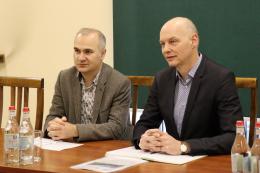 Meeting with the executive director of the Caucasus Nature Fund (CNF) Tobias Münchmayer and the director of the Armenian representation of the Caucasus Nature Fund Arman Vermishyan