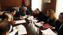 Աշխատանքային հանդիպում Բնապահպանության և ընդերքի տեսչական մարմնում