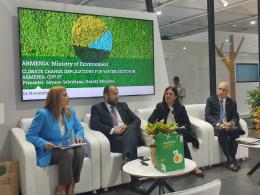 The consequences of climate change for the water sector of Armenia. Within the framework of COP27, the problems of the water sphere were discussed