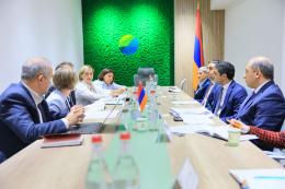 Նախարար Հակոբ Սիմիդյանն ընդունել է Թոմաս Այզենբախի գլխավորած պատվիրակությանը