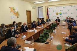 A consultation ahead of the nationwide tree planting at the Ministry of Environment