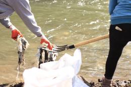 The COVID-19 response program "Restoration of coastal territories of rivers in Armenia" continues in Gegharkunik region.