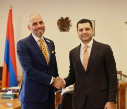 Minister Hambardzum Matevosyan Met with Petr Pirunčík, Ambassador Extraordinary and Plenipotentiary of the Czech Republic to Armenia Minister Hambardzum Matevosyan Met with Petr Pirunčík, Ambassador Extraordinary and Plenipotentiary of the Czech Republic to Armenia
