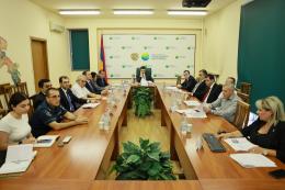 Նախարար Համբարձում Մաթևոսյանի գլխավորությամբ տեղի է ունեցել Ծակքար և Կարճաղբյուր գետերի մաքրման և վերականգնման գործընթացը համակարգող միջգերատեսչական աշխատանքային խմբի հանդիպումը