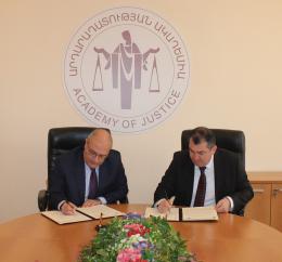 ՇՄ նախարարությունն ու Արդարադատության ակադեմիան հիմնեցին նոր համագործակցություն