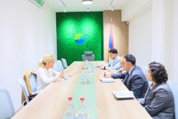 Aram Meymaryan, Deputy Minister of Environment of the RA Received Françoise Jacob, UN Resident Coordinator in Armenia