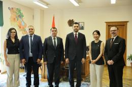 Министр Амбарцум Матевосян встретился с делегацией Cекретариата Зеленого климатического фонда (GCF)