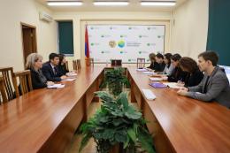 Deputy Minister of Environment Tigran Gabrielyan received the representatives of the French Development Agency (AFD Group).