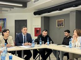 Deputy Minister of Environment Aram Meymaryan took part in the launch meeting of the recertification process on the use, analytical and technological/cartographic capabilities of the online Atlas of forests and land use