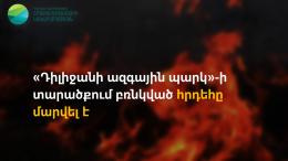 Fire on the territory "Dilijan National Park " extinguished