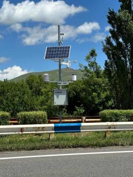 What is the equipment installed on the Yerevan-Sevan-Ijevan road section?