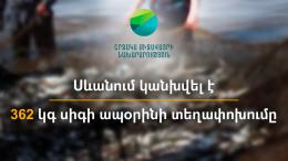 Սևանում կանխվել է  362 կգ սիգի ապօրինի տեղափոխումը