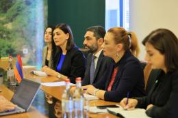 Minister Hakob Simidyan Received the Delegation Led by the Global Director of the NDC Partnership Support Unit