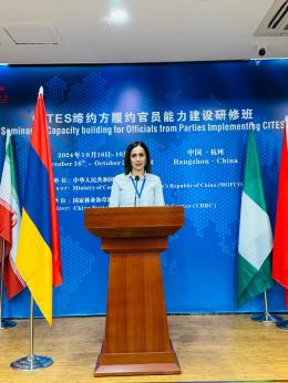 Capacity Building Workshop for Officials of the Parties to the Convention  on International Trade in Endangered Species of Wild Fauna and Flora (CITES) Was Held