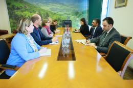Minister Hakob Simidyan Received Frank Mörschl, Senior Project Portfolio Manager at the German Reconstruction Loans Bank (KfW)