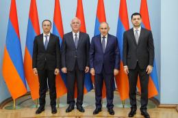 The Swearing-In Ceremony of the Minister of Environment Hambardzum Matevosyan Took Place at the Presidential Palace in the Presence of the President of the Republic of Armenia Vahagn Khachaturyan and the Prime Minister Nikol Pashinyan