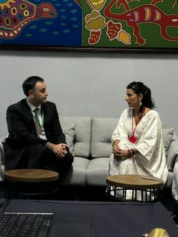 Заместитель министра окружающей среды Арам Меймарян встретился с госпожой Ирен Велес