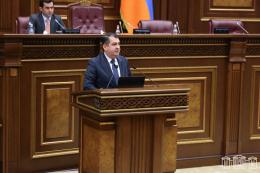 Deputy Minister Ara Mkrtchyan Submitted to the Legislature the Draft Law on Making Amendment and Addendum to the Law on Trade and Services and the Attached Presented Package of the Draft Laws