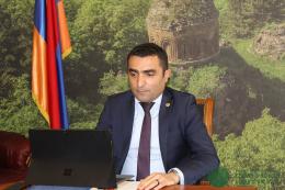 In the course of the roundtable discussion chaired by U.S. Special Presidential Envoy for Climate John Kerry, Minister of Environment Romanos Petrosyan dwelt on the consequences of the aggression unleashed by Azerbaijan