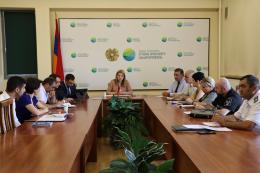 A discussion was held at the Ministry of Environment headed by Deputy Minister Gayane Gabrielyan