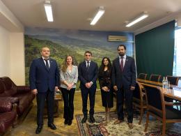 Minister of Environment Hakob Simidyan met the delegation of the monitoring mission of the Adaptation Fund