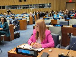 Deputy Minister of Environment Gayane Gabrielyan participates in the conference entitled "Water for Sustainable Development" in New York