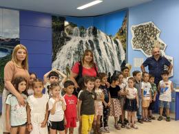 Pupils of the preschool institution " Kindergarten No. 6 " in Yerevan at the State Museum of Nature of Armenia