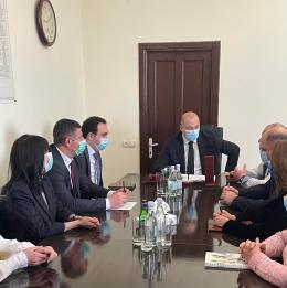 Chairman of the Forestry Committee Vladimir Kirakosyan introduced the newly appointed Deputy Chairmen of the Committee Sergo Atanesyan and Sevak Markosyan