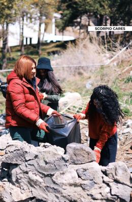Clean-ups along the shoreline of Lake Sevan
