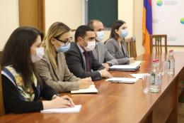 The Minister of Environment met with the Ambassador Extraordinary and Plenipotentiary of Finland to Armenia and the Honorary Consul of Finland to Armenia