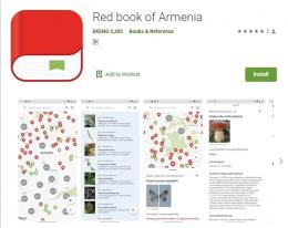 The Red Book of Armenia mobile application will help to know and preserve the nature of Armenia