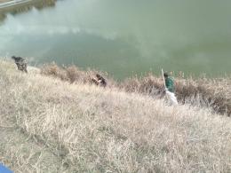 Clean-up activities in the area of "Lake Arpi" national park