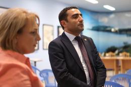 Acting Minister of Environment Romanos Petrosyan was on a working visit to “State Museum of Nature of Armenia” of the Ministry of Environment