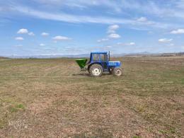 Fertilization of arable lands and grasslands are performed