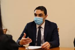 Minister of Environment Hakob Simidyan received representatives of the organization "May Forest Armenia"