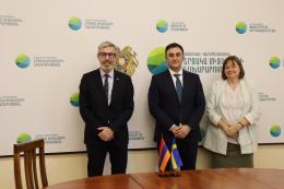 Շրջակա միջավայրի նախարարի տեղակալ Արամ Մեյմարյանն ընդունել է Հայաստանում Շվեդիայի արտակարգ և լիազոր դեսպան Պատրիկ Սվենսոնի գլխավորած պատվիրակությանը